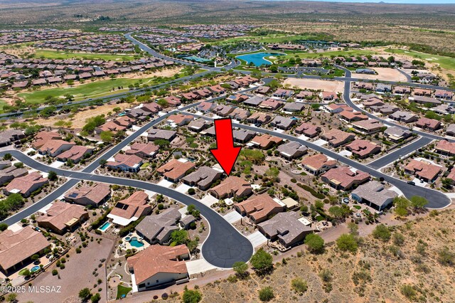 61050 E Amur Ln, Oracle, AZ 85623 - view of property location featuring a large body of water, nearby suburban area, and a local golf course