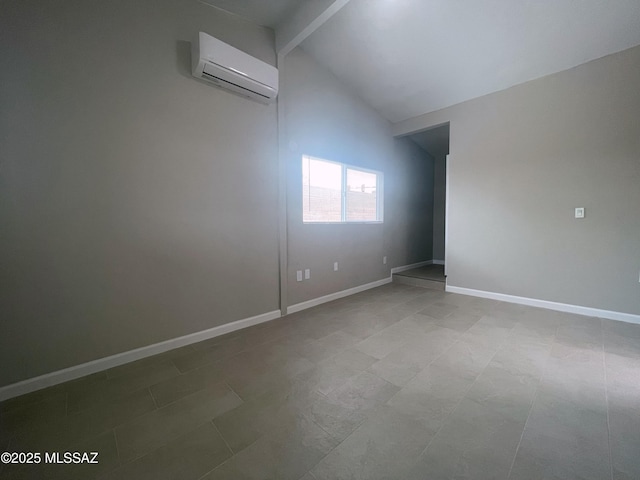 2330 N Los Altos Ave, Tucson, AZ 85705 - bonus room featuring a wall mounted AC, baseboards, and tile patterned flooring