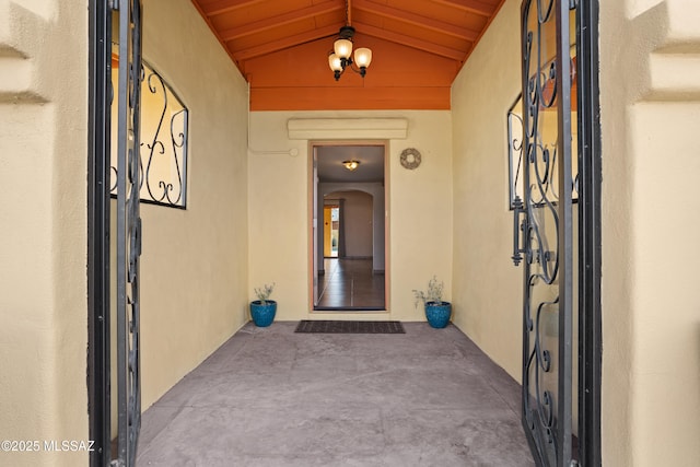 4302 E 6th St, Tucson, AZ 85711 - view of exterior entry featuring stucco siding and french doors