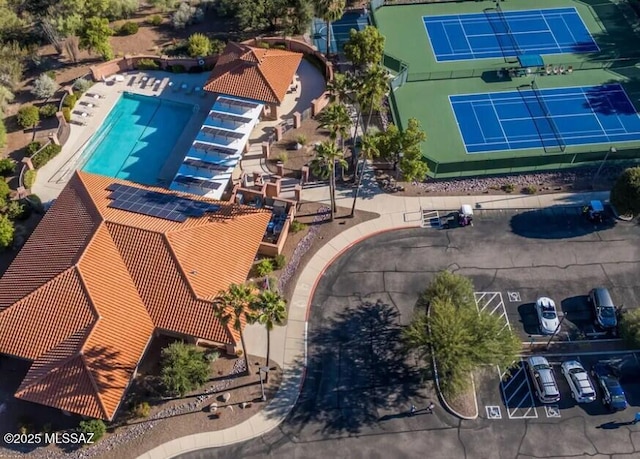 2312 E Coreopsis Way, Oro Valley, AZ 85755 - aerial view of a pool area