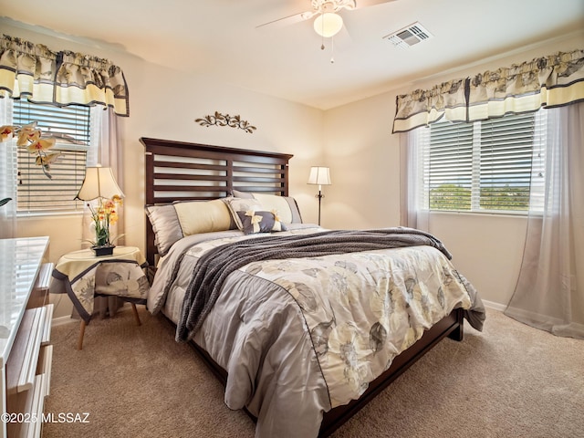 741 S Desert Haven Rd, Vail, AZ 85641 - carpeted bedroom with baseboards and ceiling fan