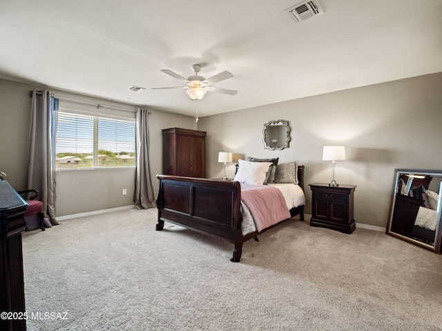 741 S Desert Haven Rd, Vail, AZ 85641 - carpeted bedroom with baseboards and a ceiling fan