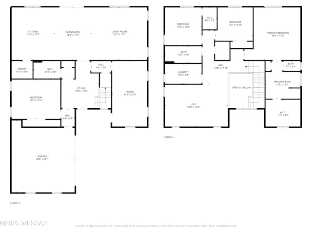 741 S Desert Haven Rd, Vail, AZ 85641 - floor plan / room layout