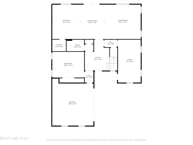 741 S Desert Haven Rd, Vail, AZ 85641 - home floor plan