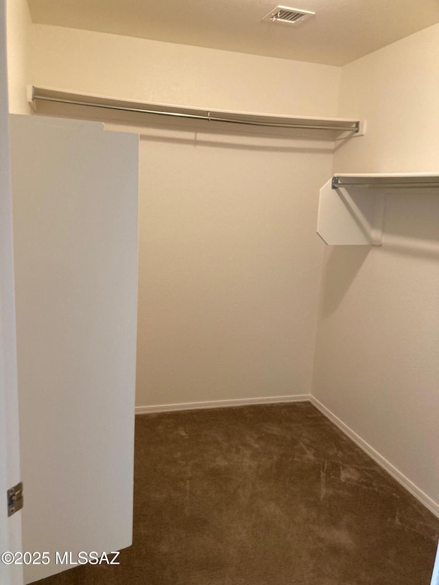 6936 W Sauceda Dr, Tucson, AZ 85743 - walk in closet with dark colored carpet