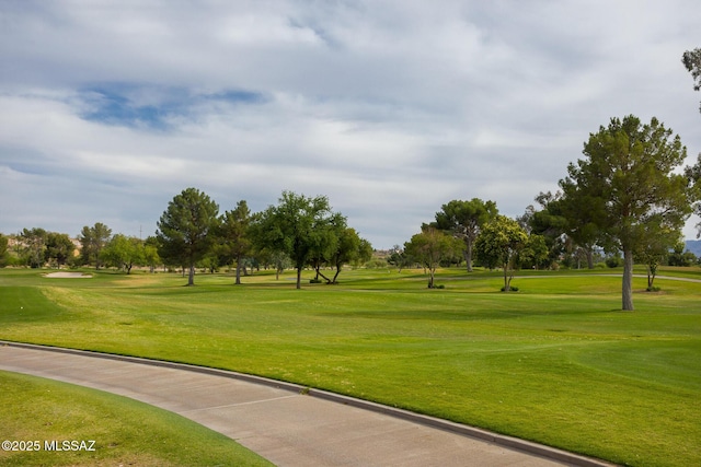 8608 N Genoa Ct, Tucson, AZ 85742 - view of home's community with a yard and view of golf course