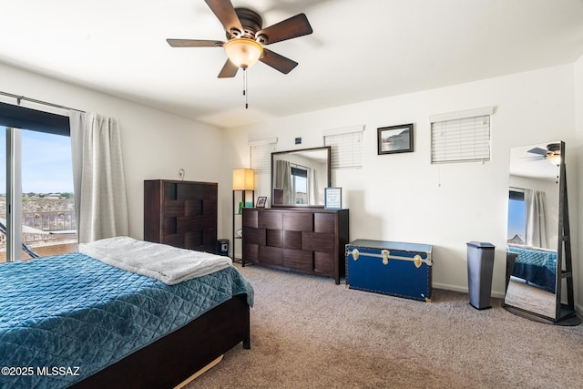 11370 E Creosote Range Dr, Tucson, AZ 85747 - carpeted bedroom with baseboards and ceiling fan