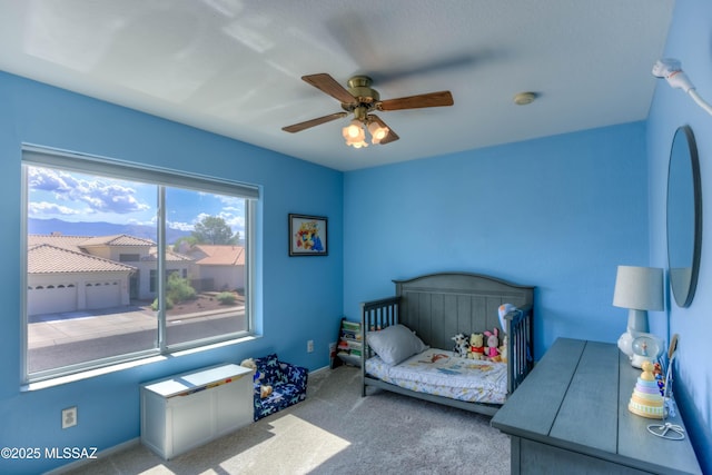 952 S Rincon Rising Rd, Tucson, AZ 85748 - bedroom featuring carpet floors and a ceiling fan