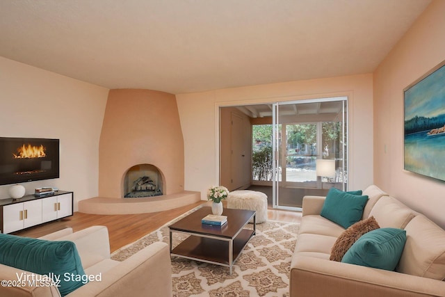 4736 N Calle Lampara, Tucson, AZ 85718 - living area with wood finished floors