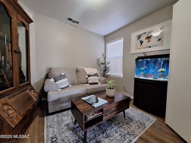 4396 S Valley Rd, Tucson, AZ 85714 - living room with wood finished floors