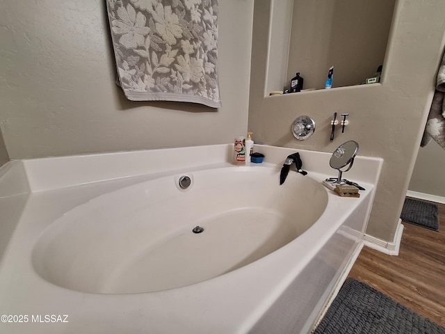 4396 S Valley Rd, Tucson, AZ 85714 - full bathroom with a bath and wood finished floors