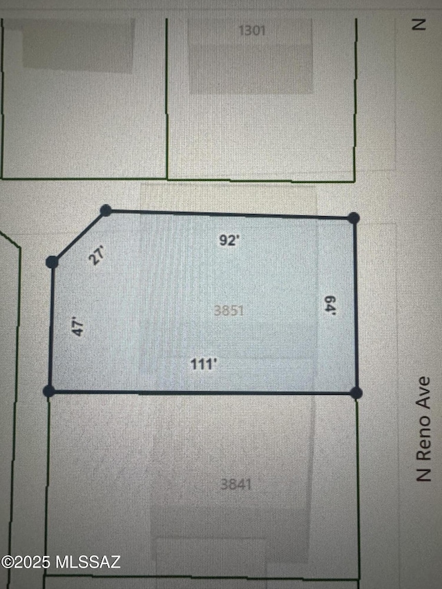 3851 N Reno Ave, Tucson, AZ 85705 - room layout