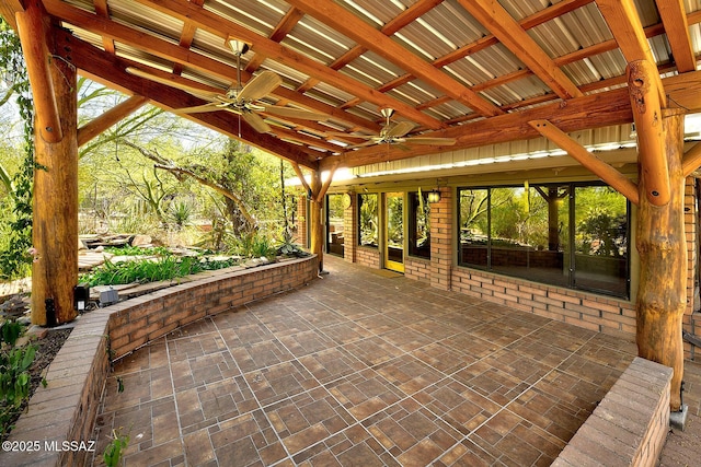 8932 N Rasmussen Ave, Tucson, AZ 85742 - view of patio with ceiling fan