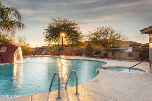 5751 N Kolb Rd # 22103, Tucson, AZ 85750 - community pool with a hot tub and a patio
