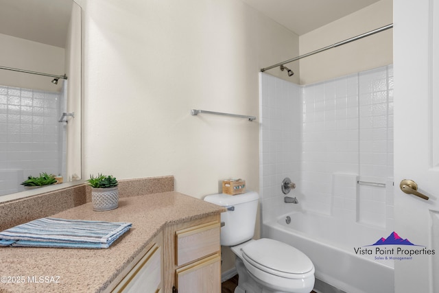 5751 N Kolb Rd # 22103, Tucson, AZ 85750 - bathroom with vanity, washtub / shower combination, and toilet