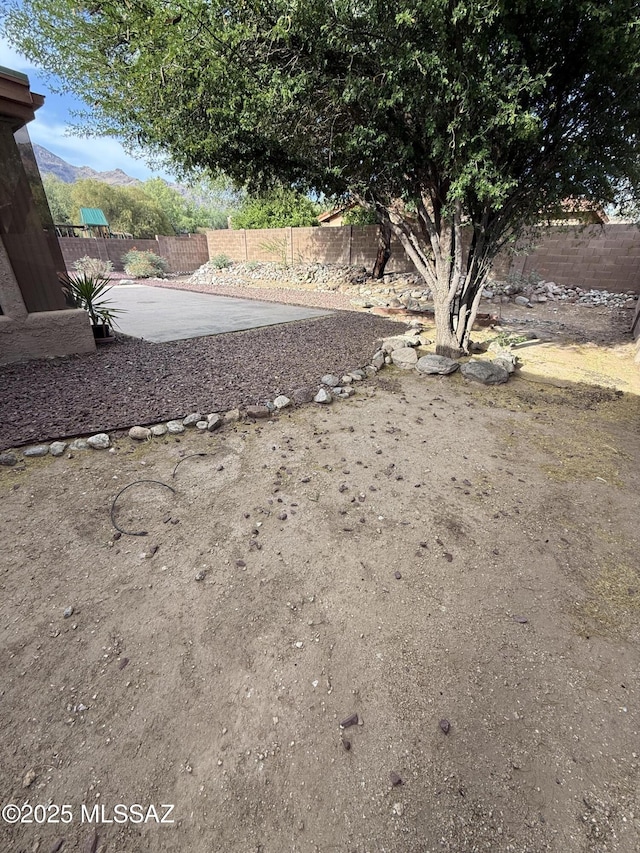 5640 N Placita Favorita, Tucson, AZ 85750 - fenced backyard with a patio area