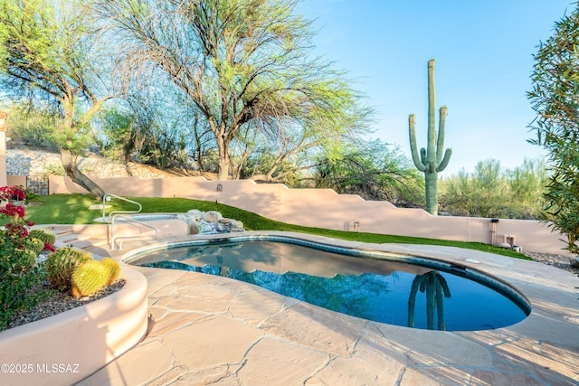 3750 E Sumo Quinto, Tucson, AZ 85718 - view of pool with a fenced backyard and a patio