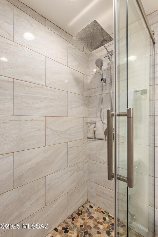 8628 N Placita Del Cardo, Tucson, AZ 85704 - bathroom featuring a stall shower
