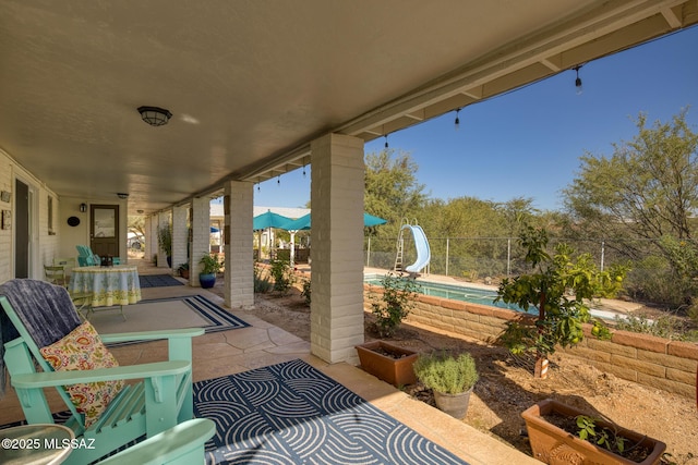 8628 N Placita Del Cardo, Tucson, AZ 85704 - fenced backyard featuring a patio