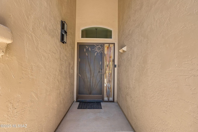 37358 S Ridgeview Blvd, Saddlebrooke, AZ 85739 - doorway to property with stucco siding