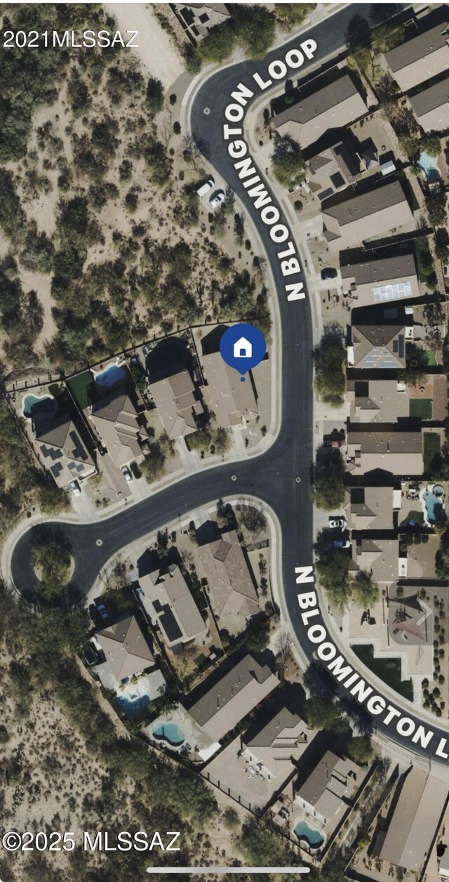 1320 W Bloomington Pl, Tucson, AZ 85755 - aerial view of property's location