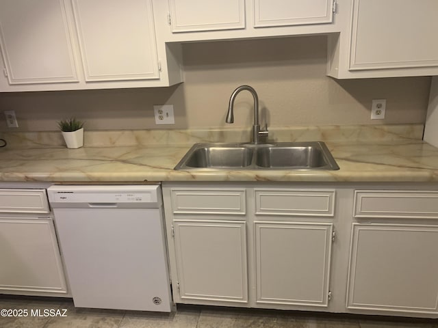8271 N Oracle Rd Unit 146, Tucson, AZ 85704 - kitchen with white dishwasher, light countertops, and white cabinets