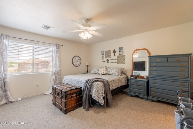 13218 E Mineta Ridge Dr, Vail, AZ 85641 - bedroom featuring carpet flooring and ceiling fan