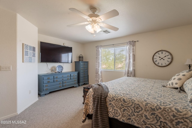 13218 E Mineta Ridge Dr, Vail, AZ 85641 - carpeted bedroom with baseboards and a ceiling fan