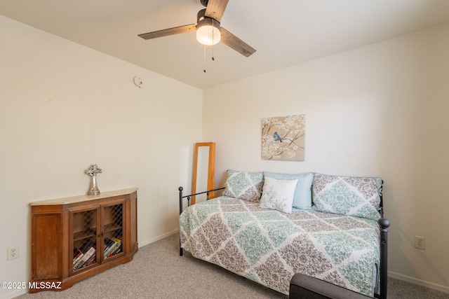 13218 E Mineta Ridge Dr, Vail, AZ 85641 - bedroom featuring carpet floors and a ceiling fan