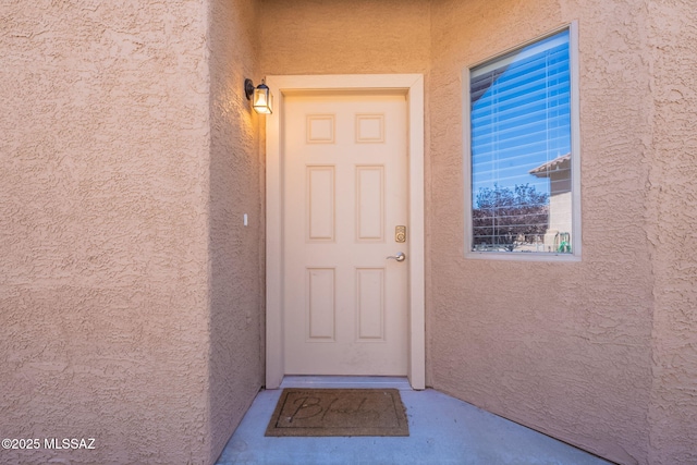 13218 E Mineta Ridge Dr, Vail, AZ 85641 - entrance to property with stucco siding