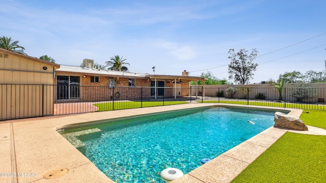 5701 E Waverly St, Tucson, AZ 85712 - view of swimming pool featuring a patio area