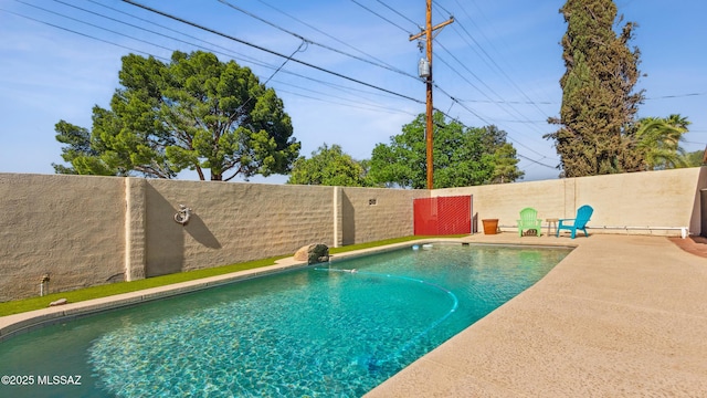5701 E Waverly St, Tucson, AZ 85712 - view of pool with a fenced backyard