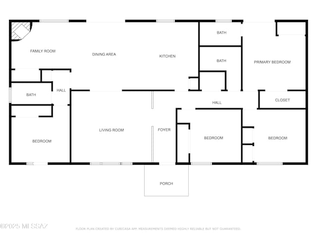 5701 E Waverly St, Tucson, AZ 85712 - home floor plan