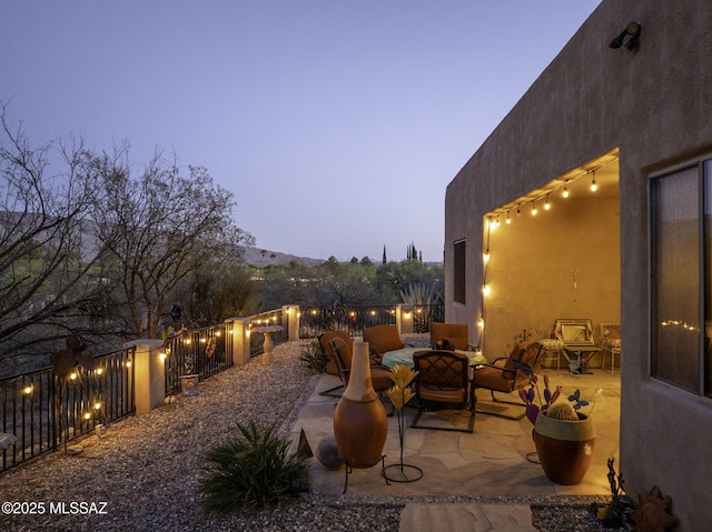 2460 N Cavalry Trl, Tucson, AZ 85749 - view of patio / terrace with outdoor lounge area