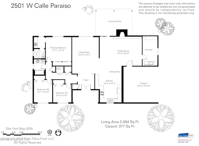 2501 W Calle Paraiso, Tucson, AZ 85745 - home floor plan
