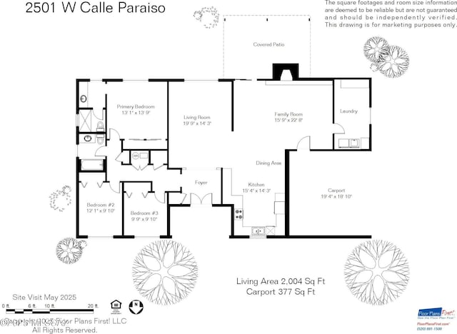 2501 W Calle Paraiso, Tucson, AZ 85745 - home floor plan