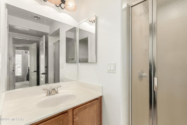 318 N Hasman Dr, Tucson, AZ 85745 - full bathroom with vanity and a shower stall
