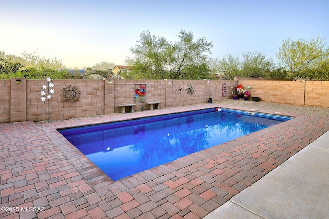 4795 E Silverpuffs Way, Tucson, AZ 85756 - view of pool with a fenced backyard