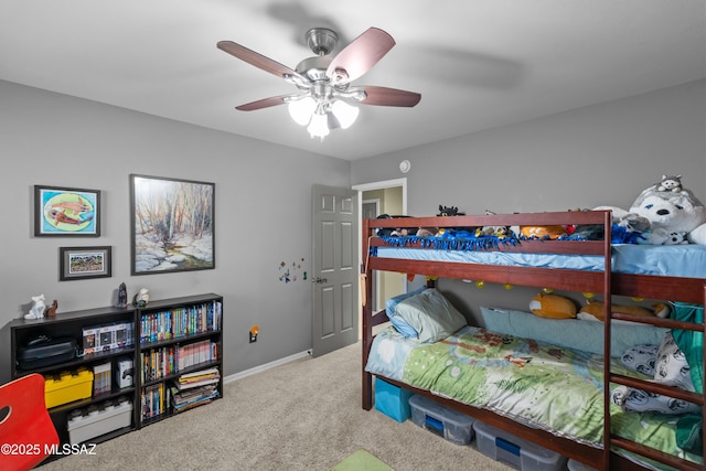 17213 S Mesa Shadows Dr, Vail, AZ 85641 - carpeted bedroom featuring baseboards and a ceiling fan