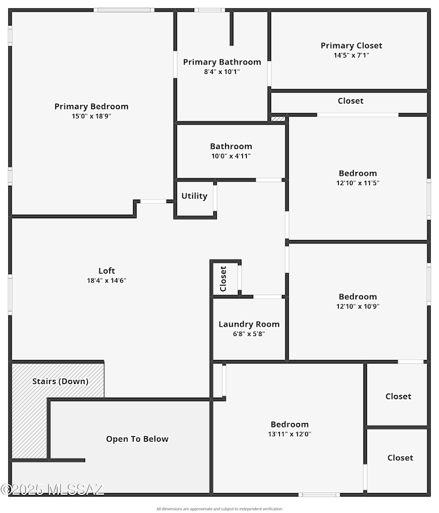 17213 S Mesa Shadows Dr, Vail, AZ 85641 - property floor plan