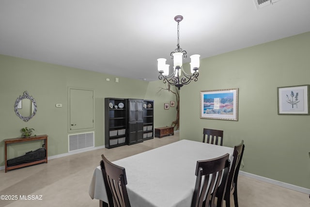 17213 S Mesa Shadows Dr, Vail, AZ 85641 - dining room featuring a chandelier and baseboards