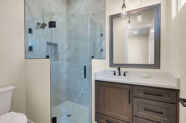 976 W Las Lomitas Rd, Tucson, AZ 85704 - bathroom featuring vanity and a shower stall