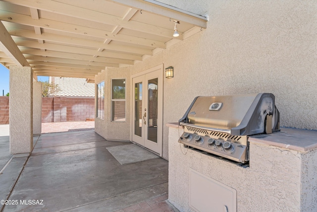 1562 W Via De Chapala, Sahuarita, AZ 85629 - view of patio / terrace with french doors