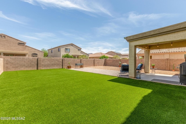 8751 W Saguaro Moon Rd, Marana, AZ 85653 - view of yard with a patio area