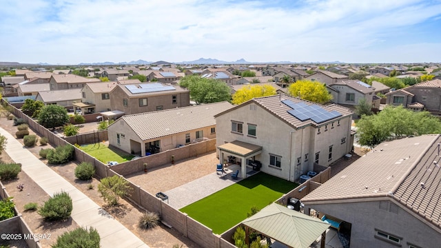 8751 W Saguaro Moon Rd, Marana, AZ 85653 - aerial view of residential area featuring mountains
