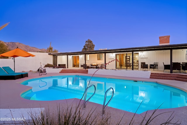835 E Camino De Fray Marcos, Tucson, AZ 85718 - view of swimming pool with a patio