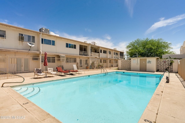 1470 S Palo Verde Ave Unit J 201, Tucson, AZ 85713 - community pool with central AC unit