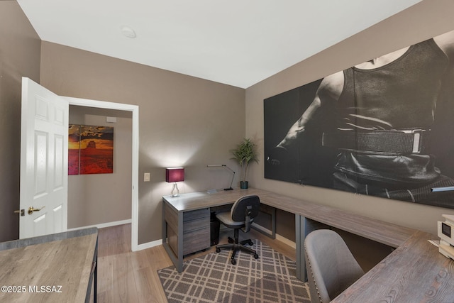 37671 S Hill Side Dr, Tucson, AZ 85739 - home office with wood finished floors and baseboards
