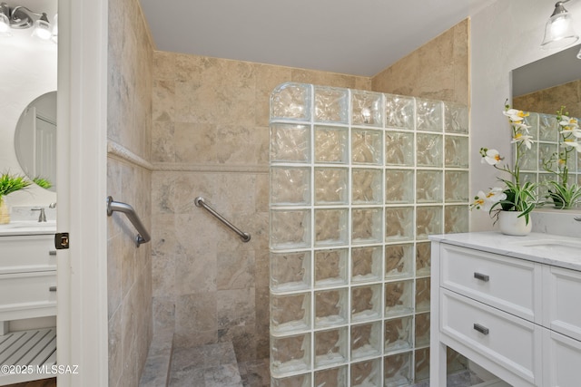 6355 N Camino De Santa Valera, Tucson, AZ 85718 - bathroom with vanity and walk in shower