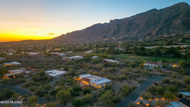 6355 N Camino De Santa Valera, Tucson, AZ 85718 - drone / aerial view of a mountainous background